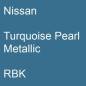 Preview: Nissan, Turquoise Pearl Metallic, RBK.